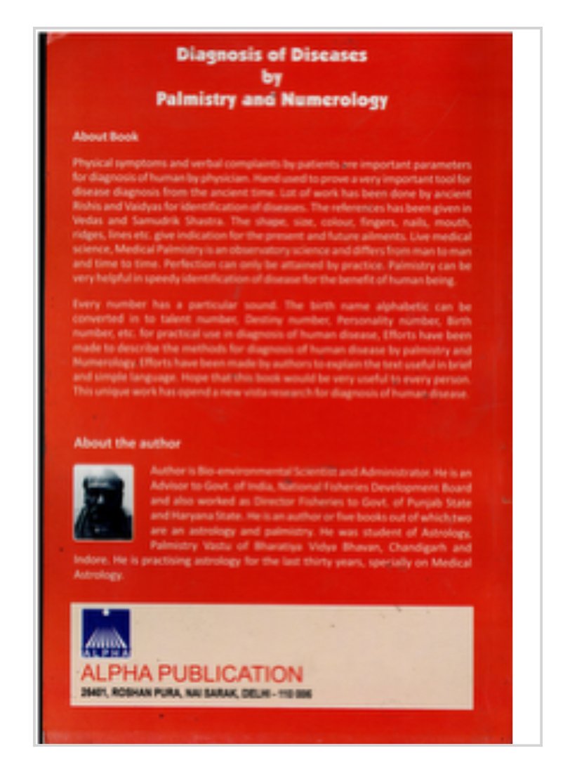 Diagnosis by palmistry and Numerology